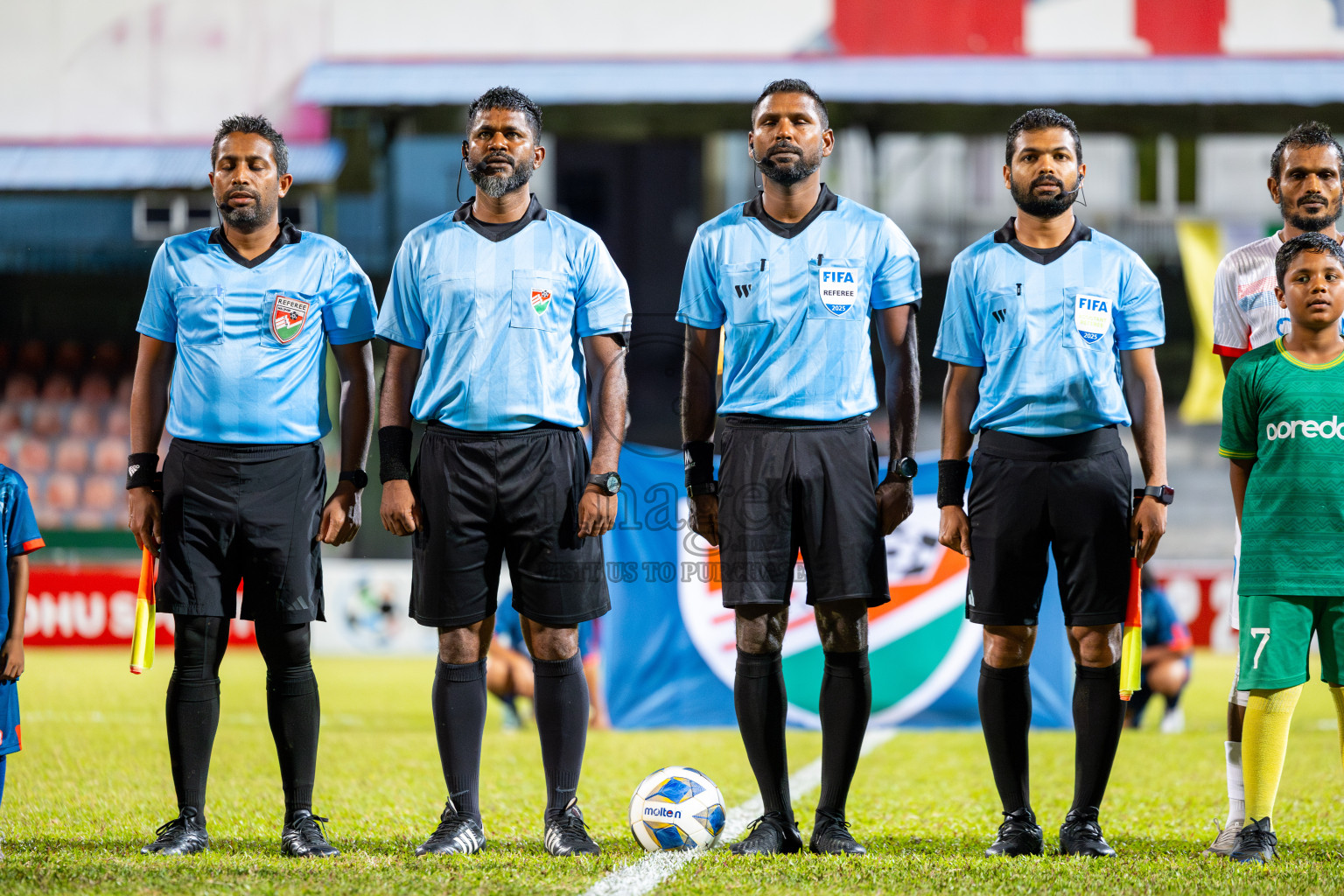 Odi Sports Club vs Maziya SR in the Final of FAM League Cup 2025 held at National Football Stadium, Male', Maldives on Wednesday, 28th May 2025.
Photos By: Ismail Thoriq / images.mv