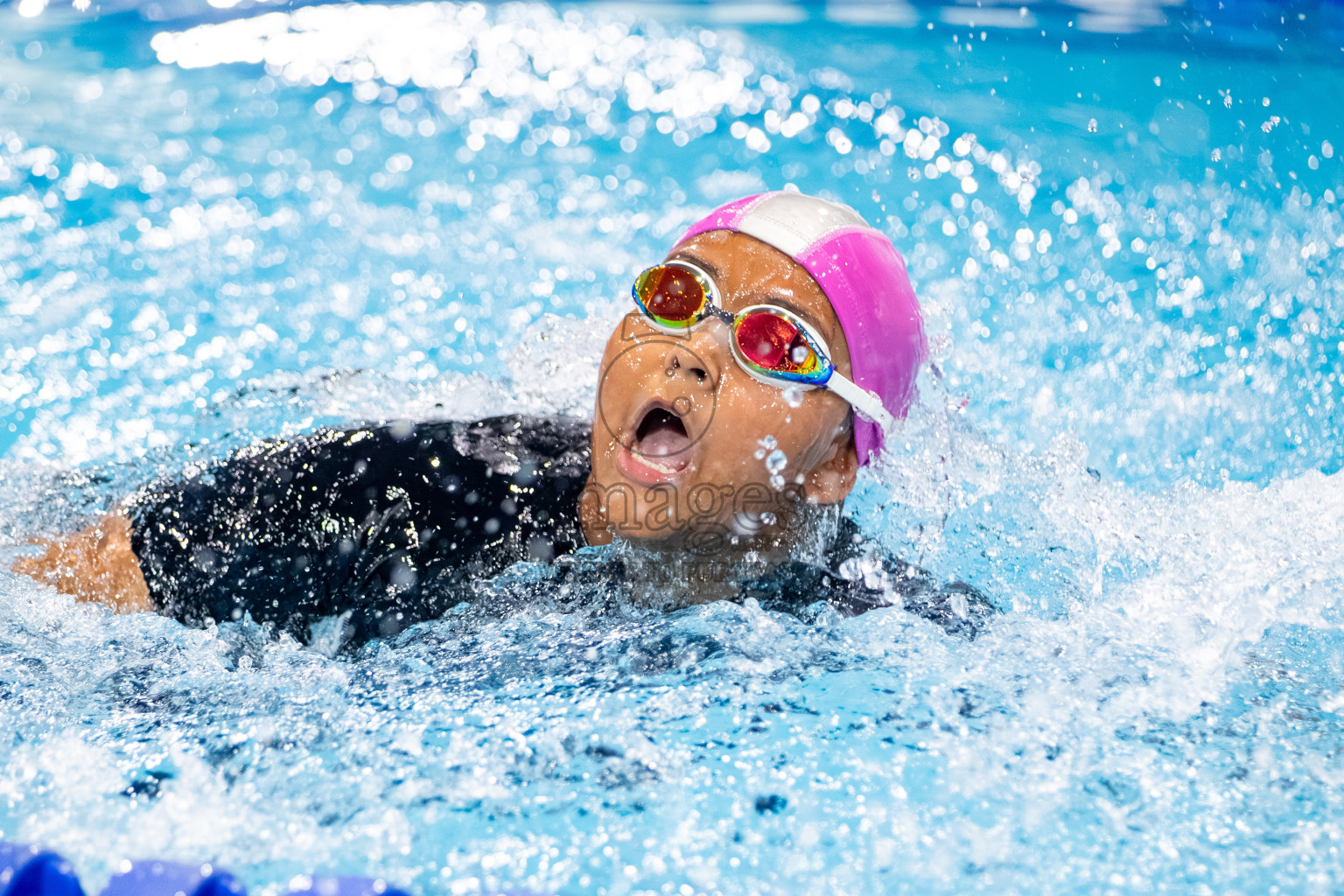 Day 3 of BML 6th National Kids Swimming Kids Festival 2025 held in Hulhumale', Maldives on Wednesday, 5th November 2024. 

Photos: Hassan Simah / images.mv