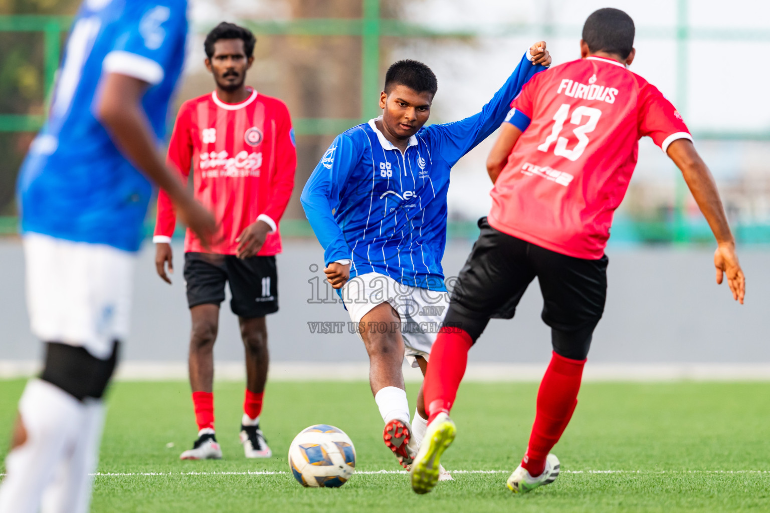 Furious FC vs Chester Academy from Manadhoo Council Cup 2024 in N Manadhoo Maldives on Thursday, 22nd February 2023. Photos: Nausham Waheed / images.mv