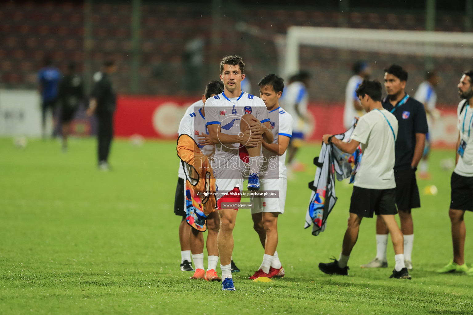 Nepal vs Sri Lanka in SAFF Championship 2021 held on 4th October 2021 in Galolhu National Stadium, Male', Maldives