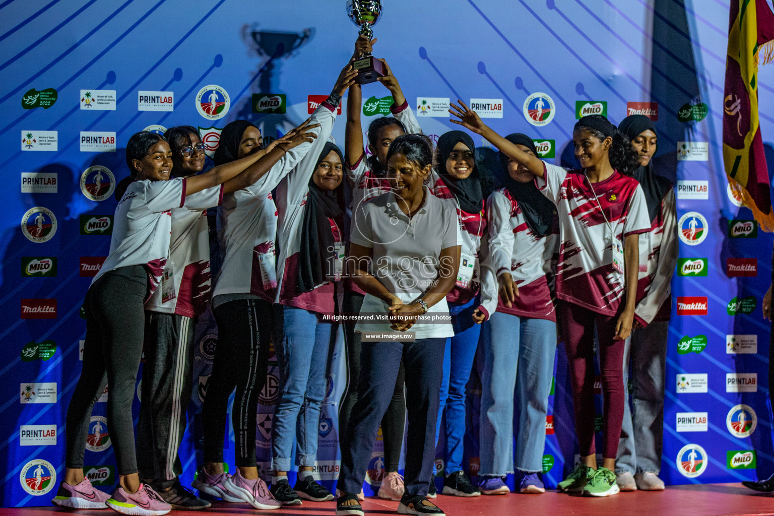 Day 5 of Inter-School Athletics Championship held in Male', Maldives on 27th May 2022. Photos by: Nausham Waheed / images.mv