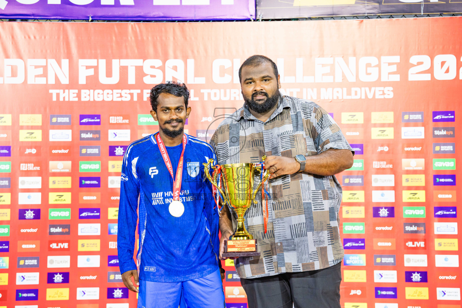 AA. Mathiveri VS AA. Thoddoo in Atoll Round Final on Day 20 of Golden Futsal Challenge 2025 was held on Thursday, 23rd January 2025, in Hulhumale', Maldives. Photos: Abdulla Abeed / images.mv