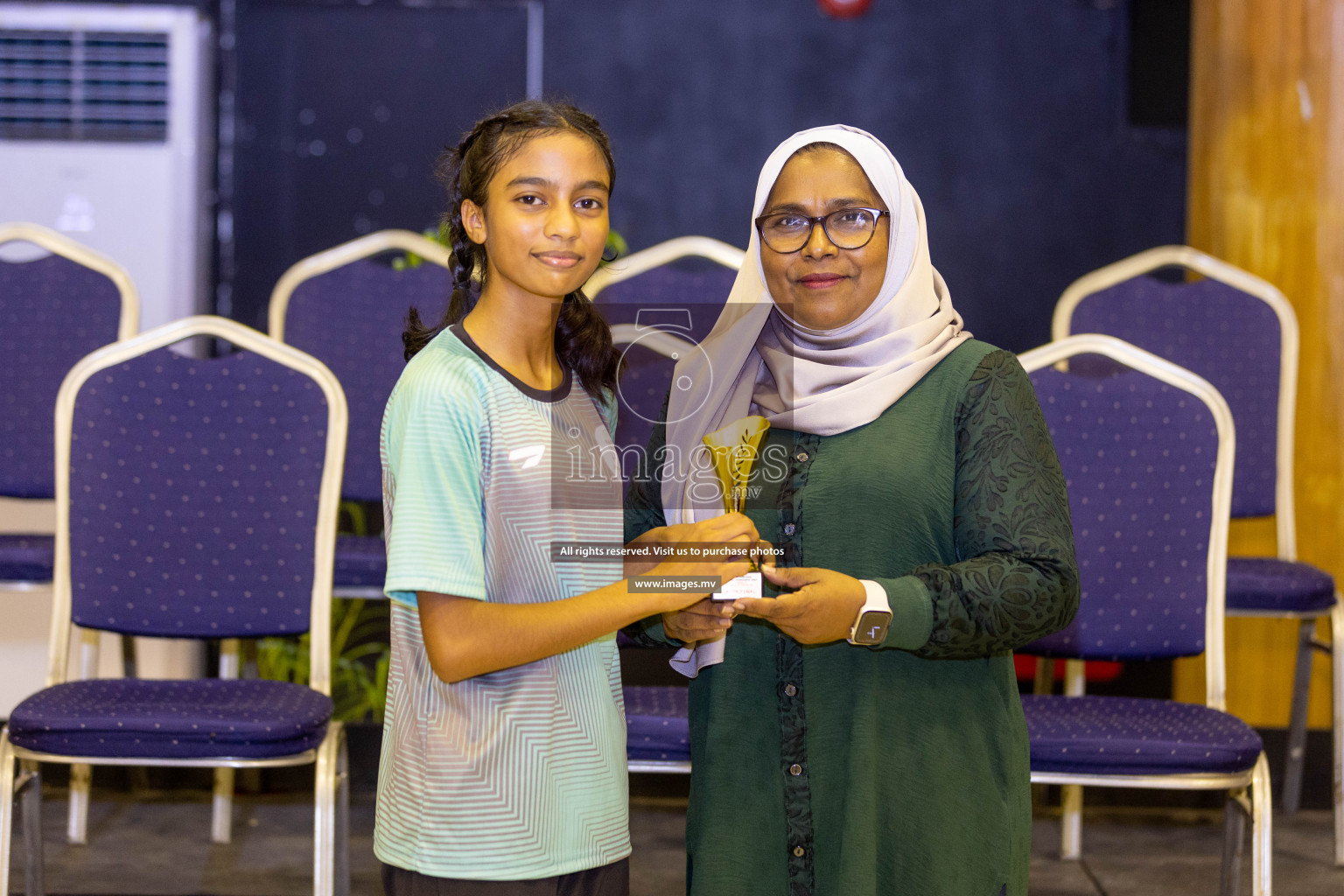 Day 10 of 24th Interschool Netball Tournament 2023 was held in Social Center, Male', Maldives on 5th November 2023. Photos: Nausham Waheed / images.mv