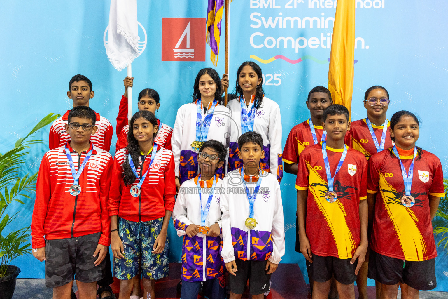 Day 4 of BML 21st Interschool Swimming Competition 2025 was held in Hulhumale' Swimming Pool, Hulhumale', Maldives on Tuesday, 14th October 2025. Photos: Mohamed Mahfooz Moosa / images.mv