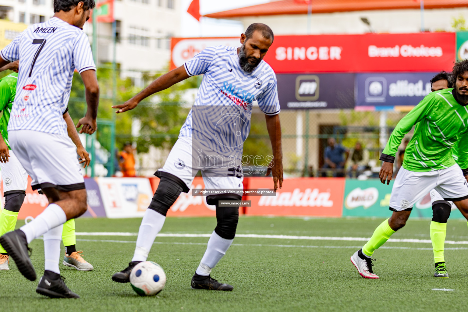 TEAM DJA vs TRC - Transport in Club Maldives Cup Classic 2023 held in Hulhumale, Maldives, on Wednesday, 19th July 2023 Photos: Hassan Simah  / images.mv