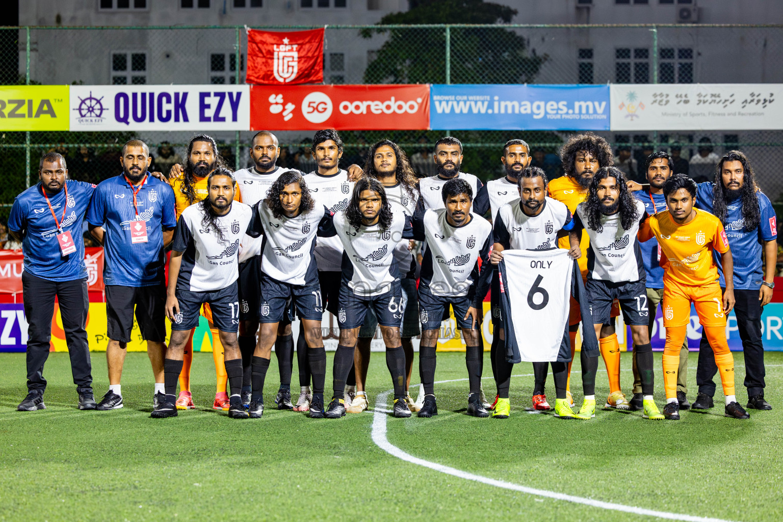 Opening of Golden Futsal Challenge 2025 with Charity Shield Match between L.Gan vs B.Eydhafushi was held on Saturday, 4th January 2025, in Hulhumale', Maldives Photos: Nausham Waheed , Ismail Thoriq / images.mv