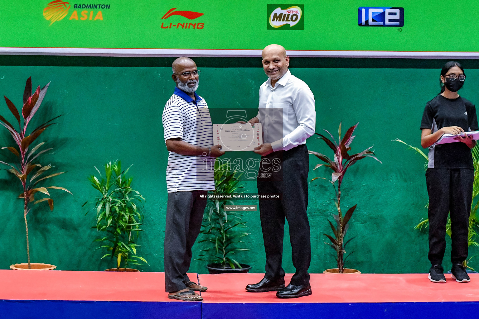 Final of 6th Office Company Badmintion Championship held in Male', Maldives Photos: Nausham Waheed / Images.mv