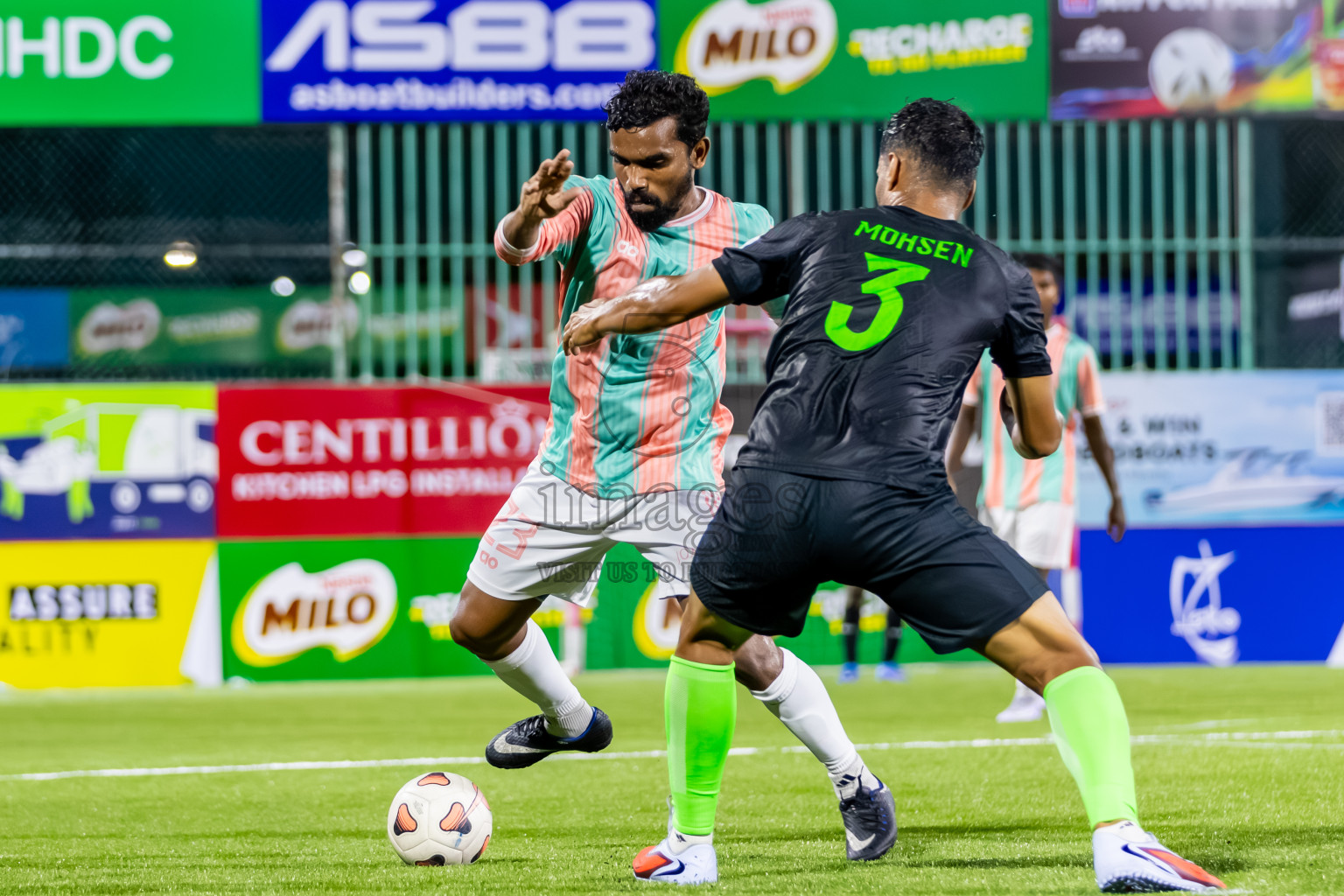 Road Recreation Club vs Joali Maldives in Day 1 of Kings Cup of Club Maldives Cup 2025 held in Rehendi Futsal Ground, Hulhumale', Maldives on Saturday, 30th August 2025. Photos: Yasna Ahmed / images.mv