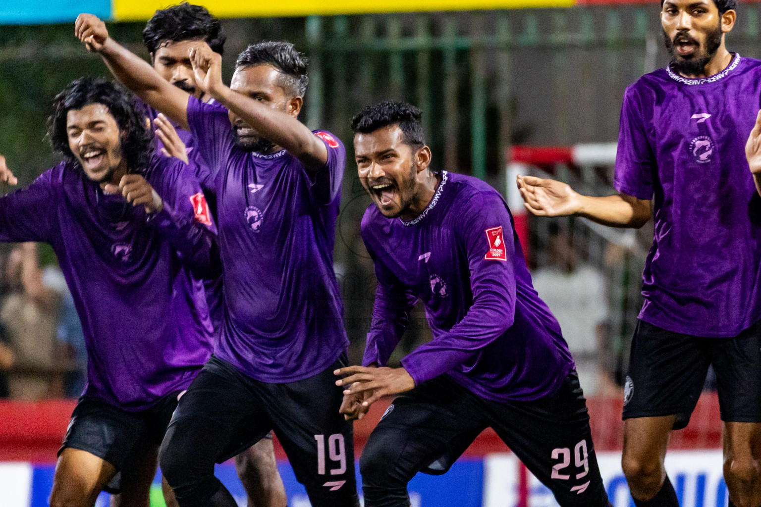 GA Kanduhulhudhoo vs GA Gemanafushi in Day 27 of Golden Futsal Challenge 2024 was held on Saturday , 10th February 2024 in Hulhumale', Maldives Photos: Nausham Waheed / images.mv