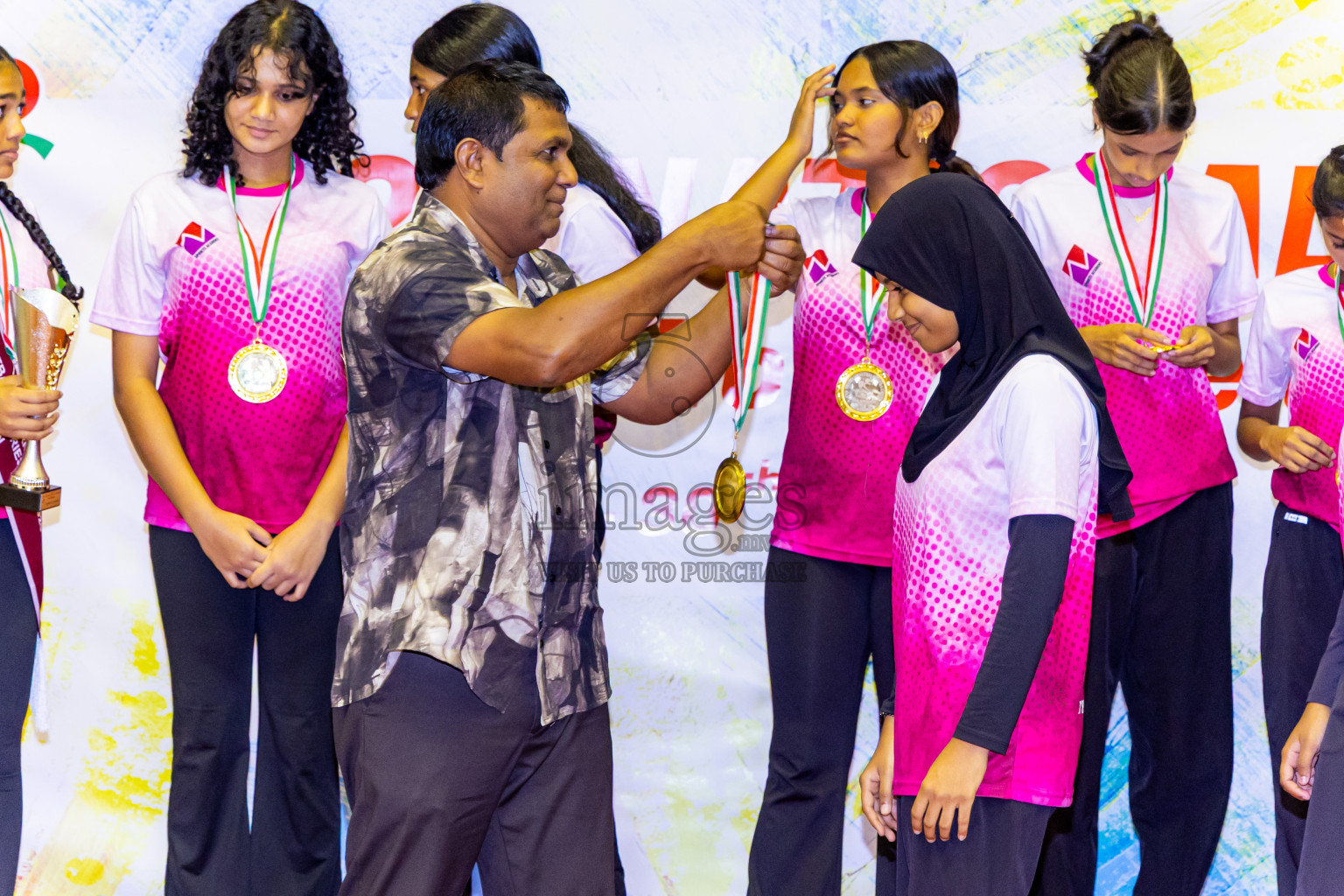 Closing ceremony of National Netball Tournament 2025 held in Social Center at Male', Maldives on Thursday, 29th May 2025. Photos: Nausham Waheed / images.mv