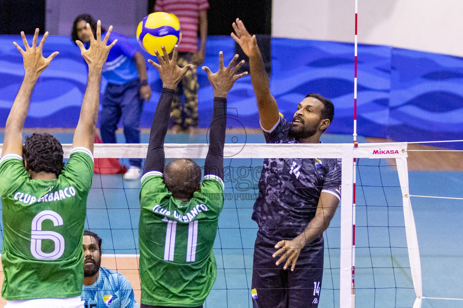 Final of Men's Division of Volleyball Association Cup 2023 held in Male', Maldives on Wednesday, 10th January 2024 at Social Center Indoor Hall Photos By: Nausham Waheed /images.mv