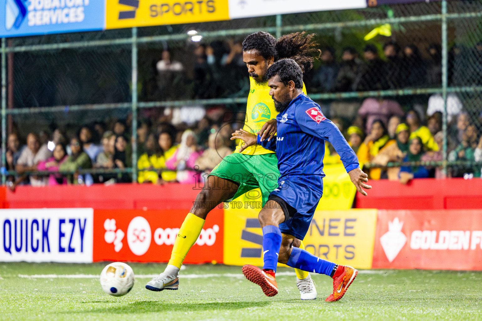 Gdh Vaadhoo vs GA Villingili in zone round Day 30 of Golden Futsal Challenge 2025 was held on Monday , 3rd February 2025, in Hulhumale', Maldives. Photos: Nausham Waheed / images.mv