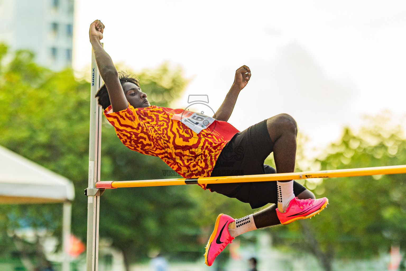 Day 2 of Inter-school Athletics Championship 2025 held in Ekuveni Synthetic Track, Male', Maldives on Tuesday, 07th October 2025. Photos by: Areef Adam / Images.mv