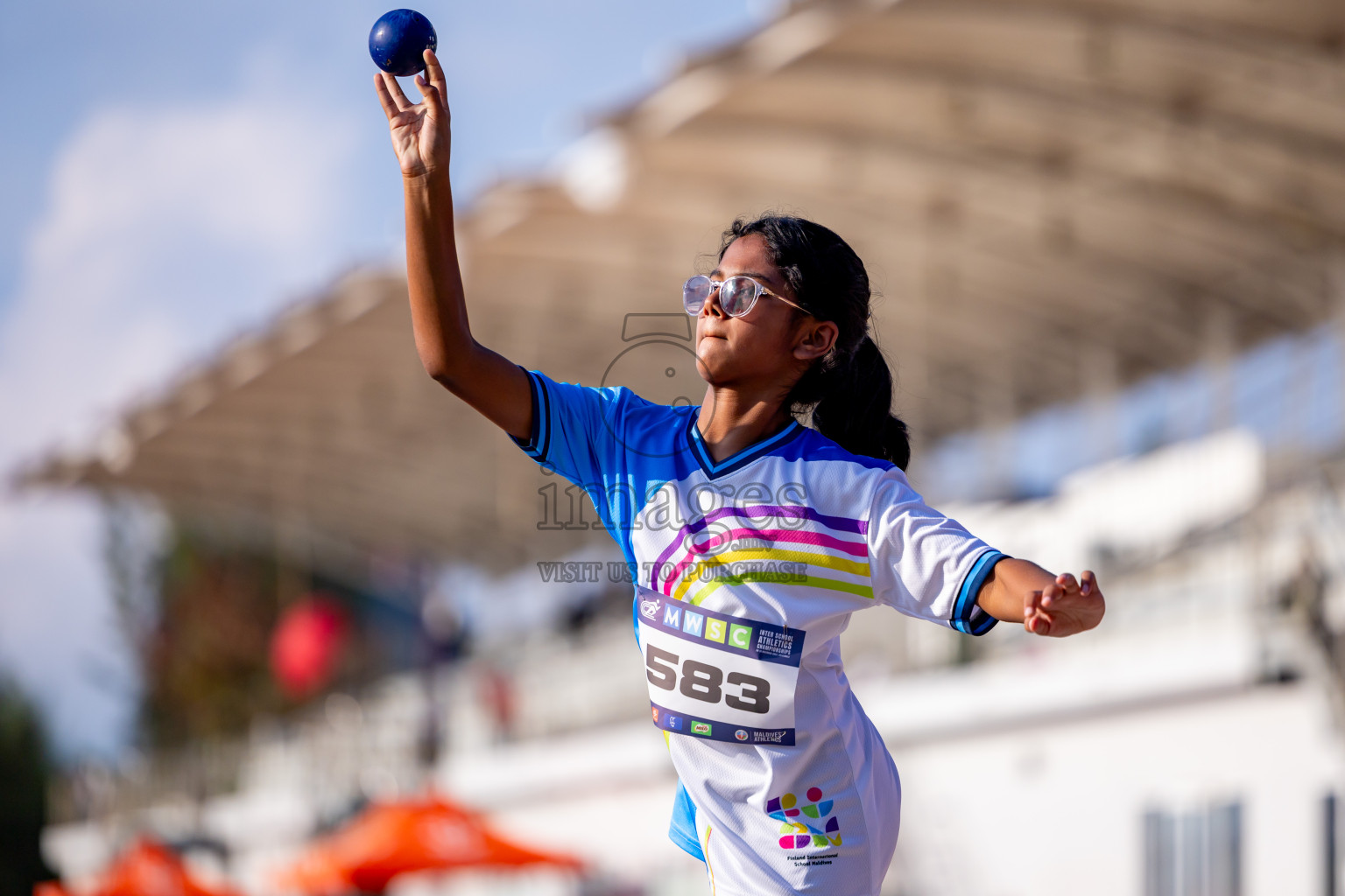 Day 4 of MWSC Interschool Athletics Championships 2024 held in Hulhumale Running Track, Hulhumale, Maldives on Tuesday, 12th November 2024. Photos by: Nausham Waheed / Images.mv