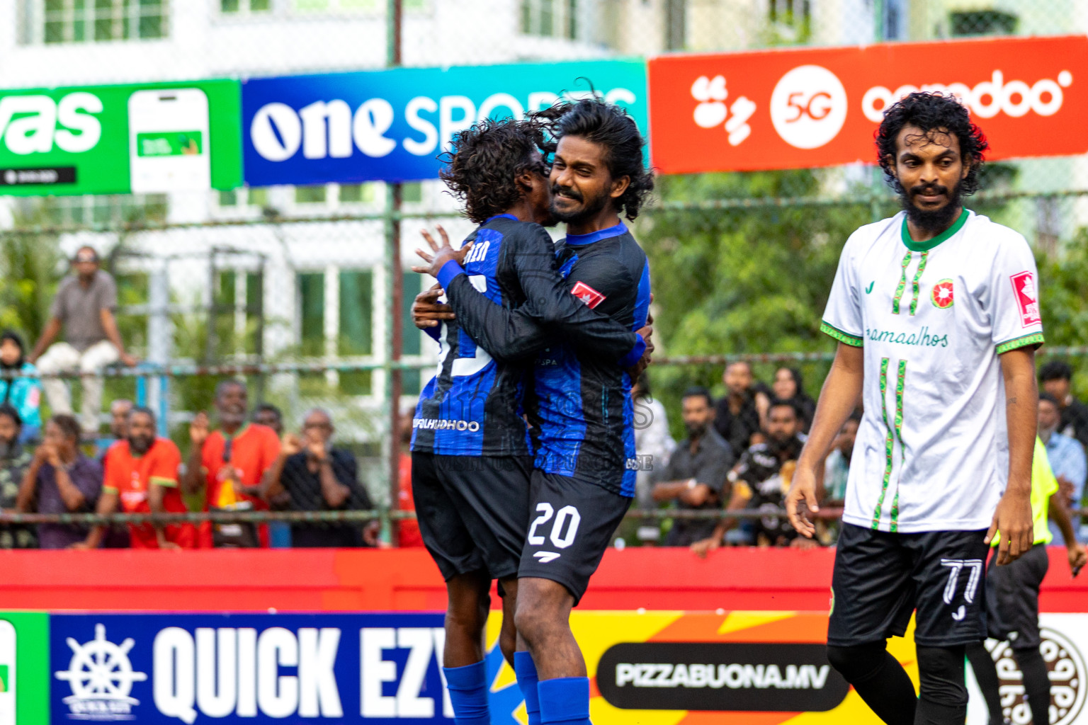 AA. Maalhos VS AA. Bodufolhudhoo in Day 7 of Golden Futsal Challenge 2025 was held on Saturday, 11th January 2025, in Hulhumale', Maldives 
Photos: Hassan Simah / images.mv