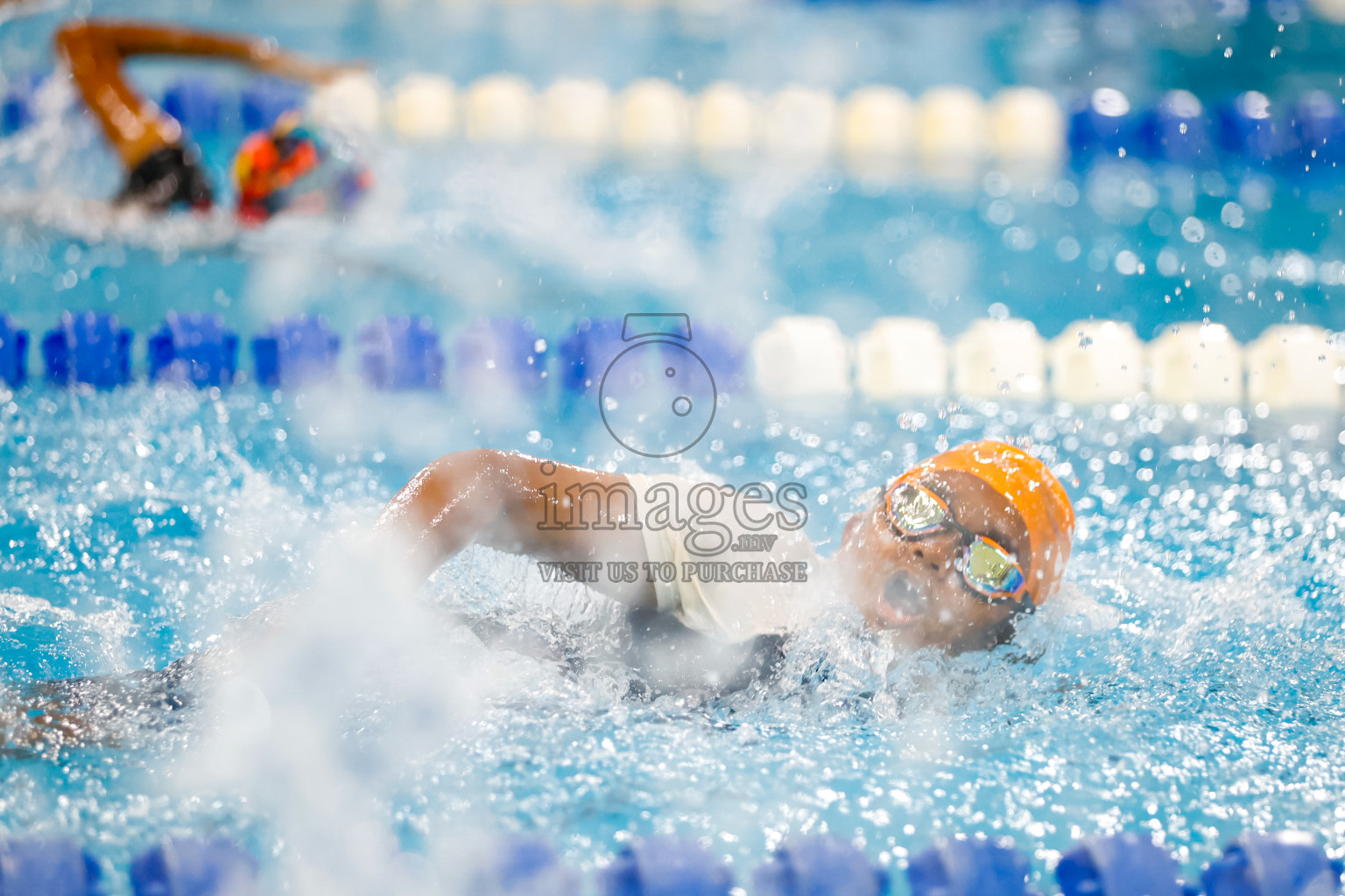 Day 4 of BML 6th National Kids Swimming Kids Festival 2025 held in Hulhumale', Maldives on Thursday, 6th November 2024. 
Photos: Hassan Simah / images.mv