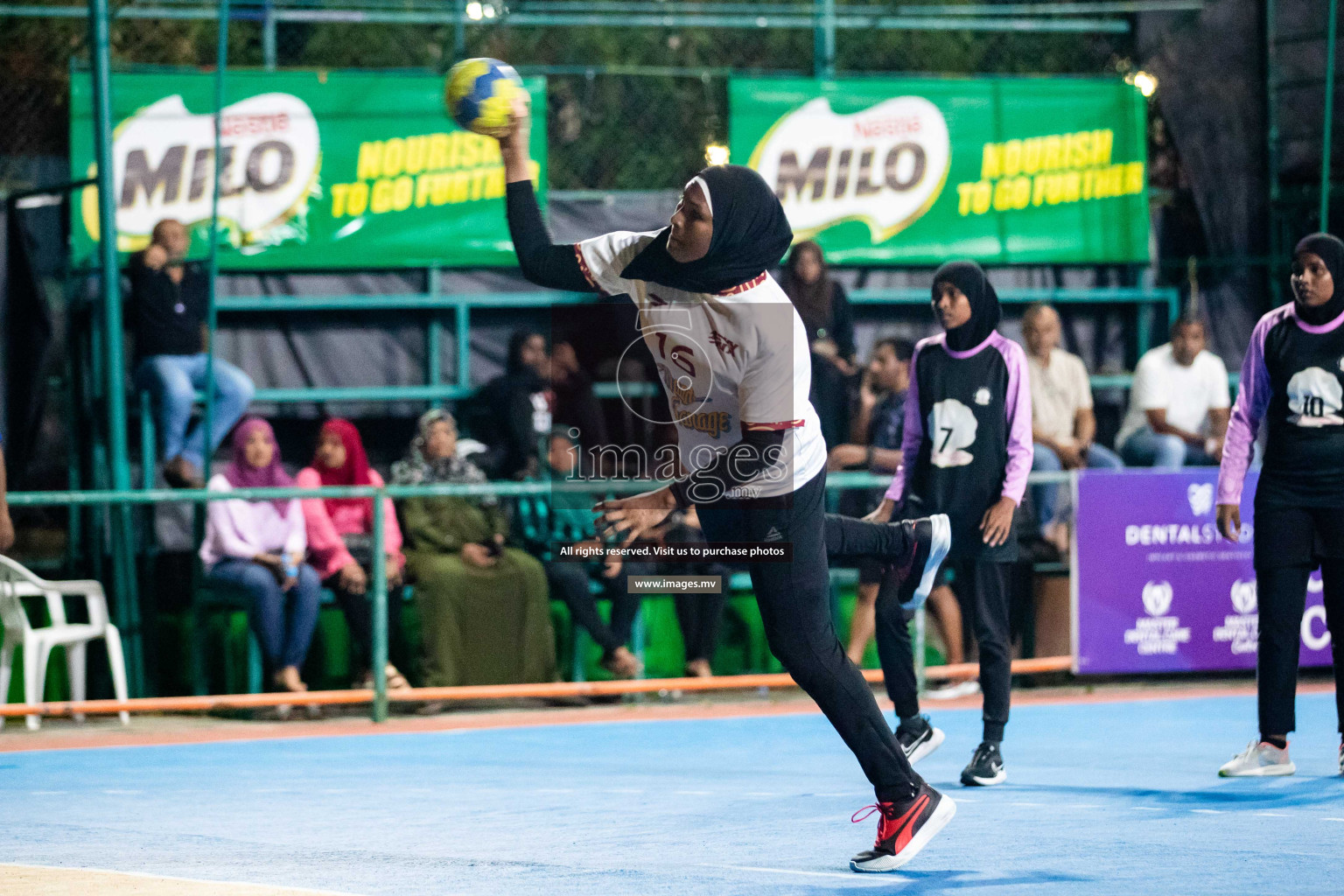 Day 5 of 6th MILO Handball Maldives Championship 2023, held in Handball ground, Male', Maldives on Friday, 24th May 2023 Photos: Shuu Abdul Sattar/ Images.mv