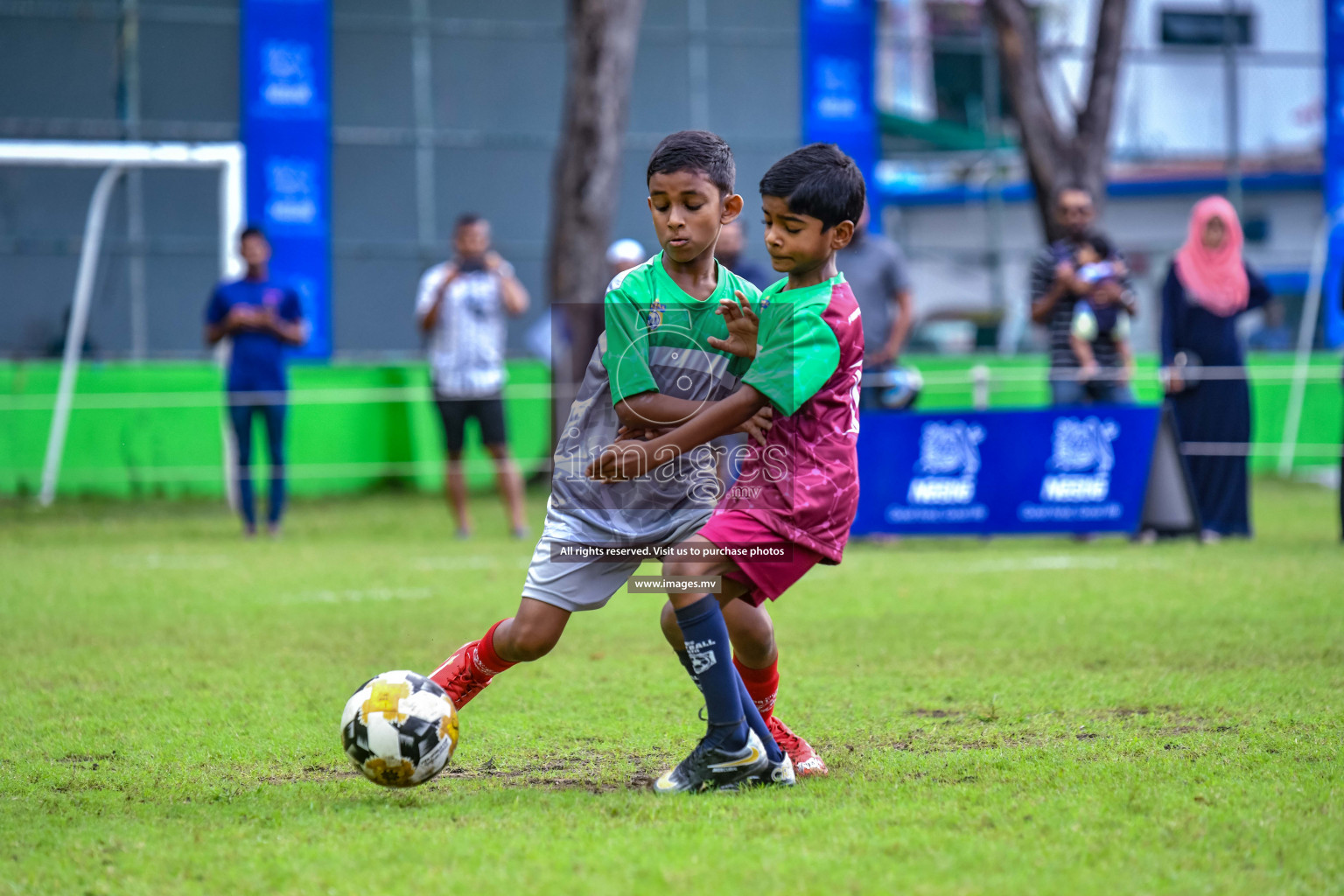 Day 1 of Milo Kids Football Fiesta 2022 was held in Male', Maldives on 19th October 2022. Photos: Nausham Waheed/ images.mv