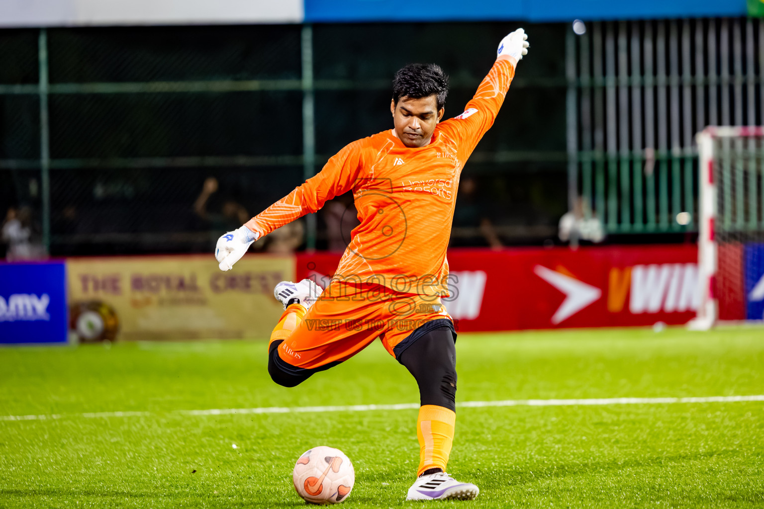 Club Immigration vs Baros Maldives in Day 1 of Club Maldives Cup 2025 was held in Rehendi Futsal Ground, Hulhumale', Maldives on Sunday, 28th September 2025. Photos: Nausham Waheed / images.mv