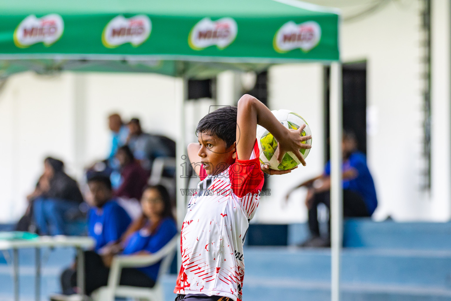 Day 2 of MILO Academy Championship 2025 (U-12) was held at Henveiru Stadium in Male', Maldives on Friday, 2nd May 2025. Photos: Mohamed Mahfooz Moosa / images.mv