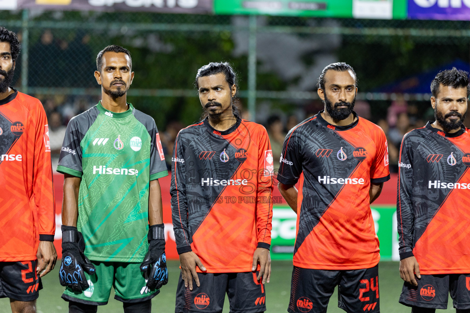 M Dhiggaru vs M Mulak in Day 12 of Golden Futsal Challenge 2025 was held on Thursday, 16th January 2025, in Hulhumale', Maldives.
Photos: Hassan Simah / images.mv