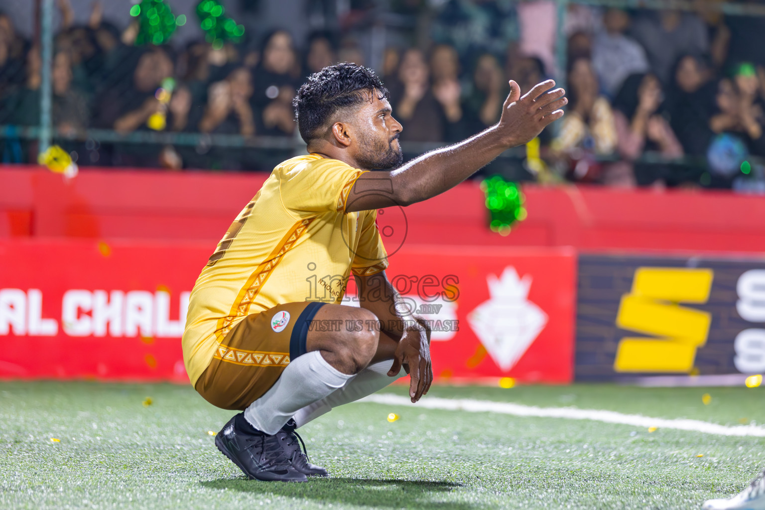 N Holhudhoo vs N Miladhoo in Noonu Atoll Final in Day 24 of Golden Futsal Challenge 2025 was held on Tuesday , 28th January 2025, in Hulhumale', Maldives. Photos: Ismail Thoriq / images.mv