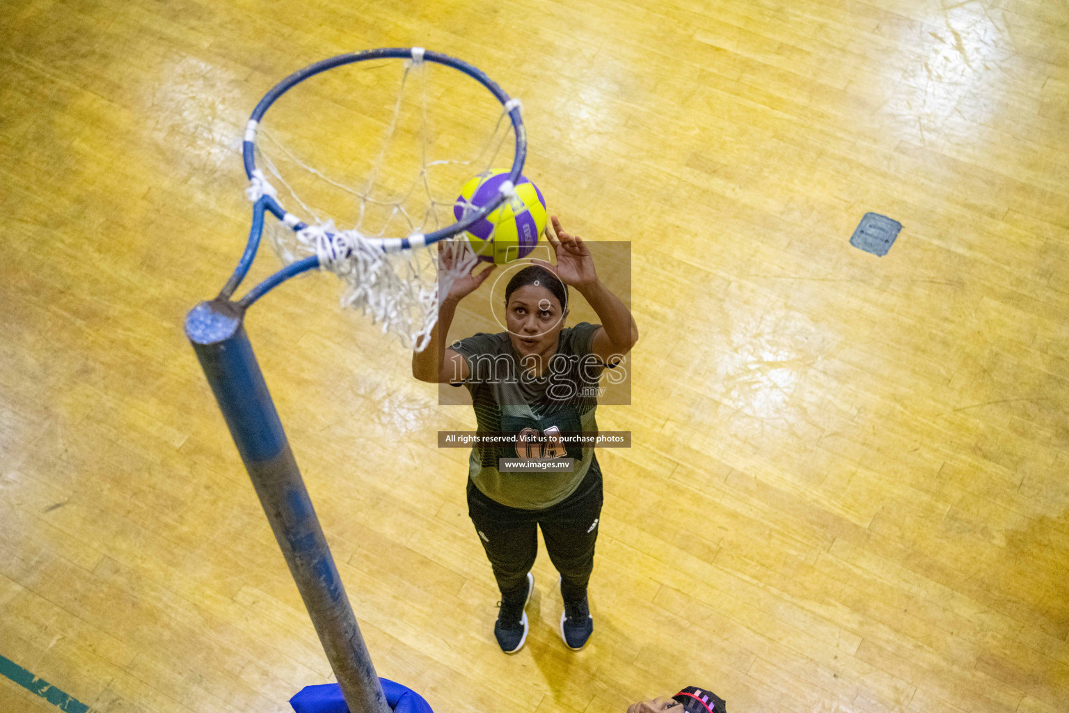 Kulhudhuffushi Youth & R.C vs Club Green Streets in the Finals of Milo National Netball Tournament 2021 (Women's) held on 5th December 2021 in Male', Maldives Photos: Ismail Thoriq / images.mv