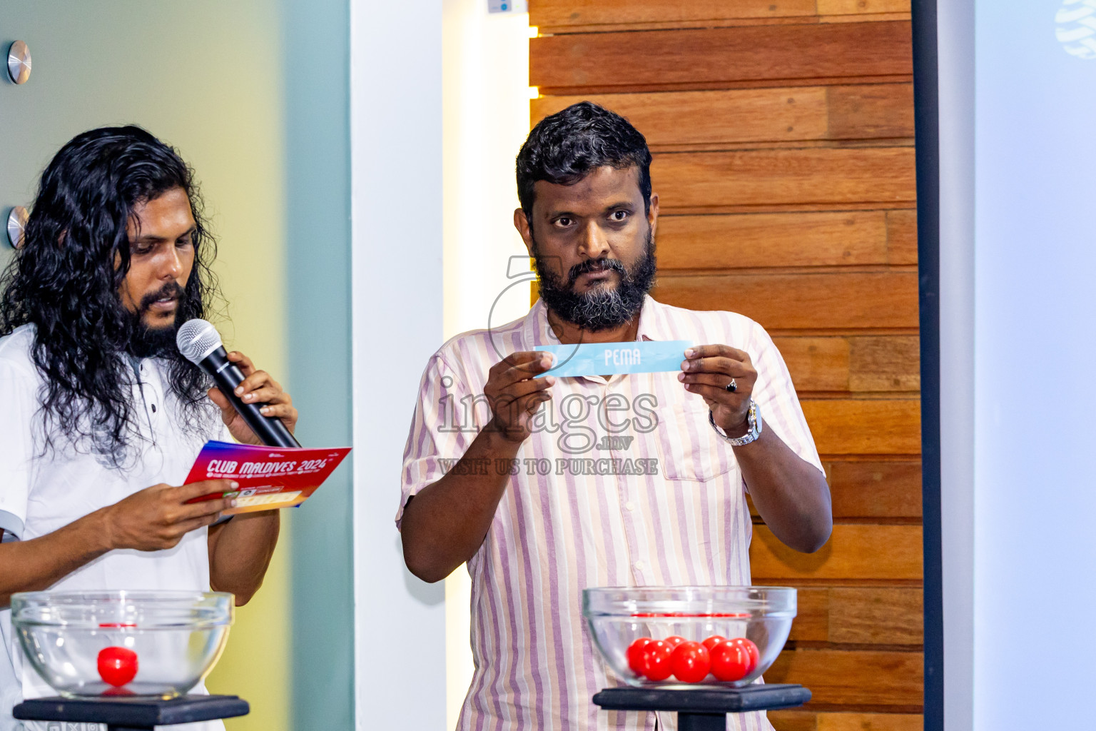 Draw Ceremony of Club Maldives 2024 held in Hulhumale', Maldives on Wednesday, 28th August 2024. Photos: Nausham Waheed / images.mv