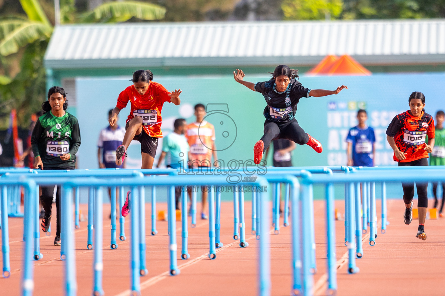 Day 5 of MWSC Interschool Athletics Championships 2024 held in Hulhumale Running Track, Hulhumale, Maldives on Wednesday, 13th November 2024. Photos by: Raif Yoosuf / Images.mv