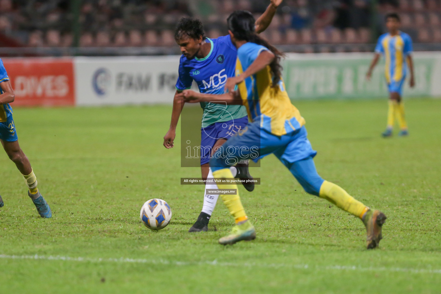 President's Cup 2023 - Club Valencia vs Super United Sports, held in National Football Stadium, Male', Maldives  Photos: Mohamed Mahfooz Moosa/ Images.mv