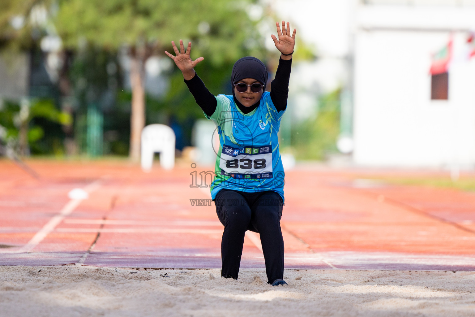 Day 1 of MWSC Interschool Athletics Championships 2024 held in Hulhumale Running Track, Hulhumale, Maldives on Saturday, 9th November 2024. 
Photos by: Ismail Thoriq, Hassan Simah / Images.mv