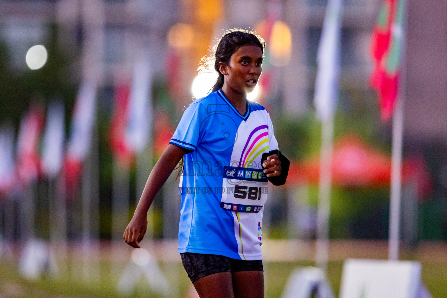 Day 5 of MWSC Interschool Athletics Championships 2024 held in Hulhumale Running Track, Hulhumale, Maldives on Wednesday, 13th November 2024. Photos by: Nausham Waheed / Images.mv