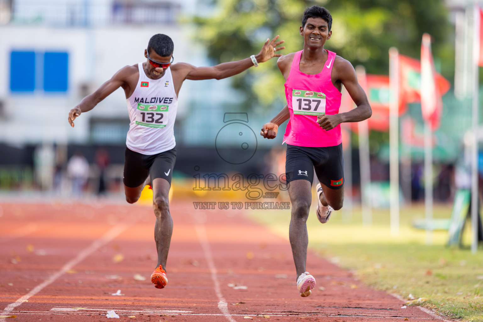 Day 3 of 12th Milo Association Championships was held in Ekuveni Track at Male', Maldives on Saturday, 26th April 2025. Photos: Ismail Thoriq / images.mv