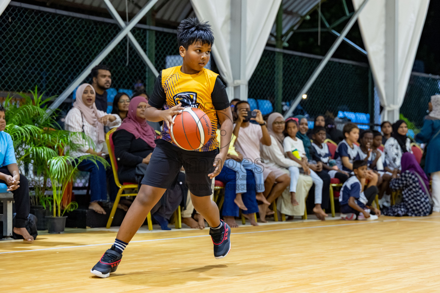 Milo 5 x 5 Junior Challenge 2025 - Basketball tournament held in Basketball Training Center, Male', Maldives on Thursday, 09th October 2025. 
Photo by: Hassan Simah / Images.mv