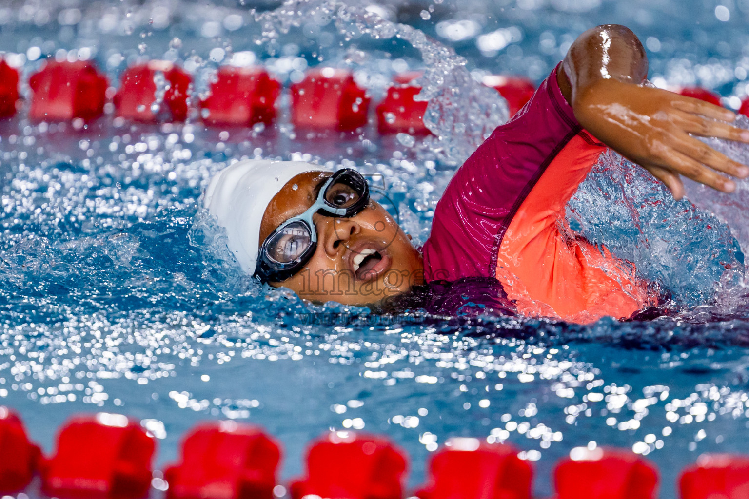 Day 3 of 20th BMLInter-school Swimming Competition 2024 held in Hulhumale', Maldives on Monday, 14th October 2024. Photos: Nausham Waheed / images.mv