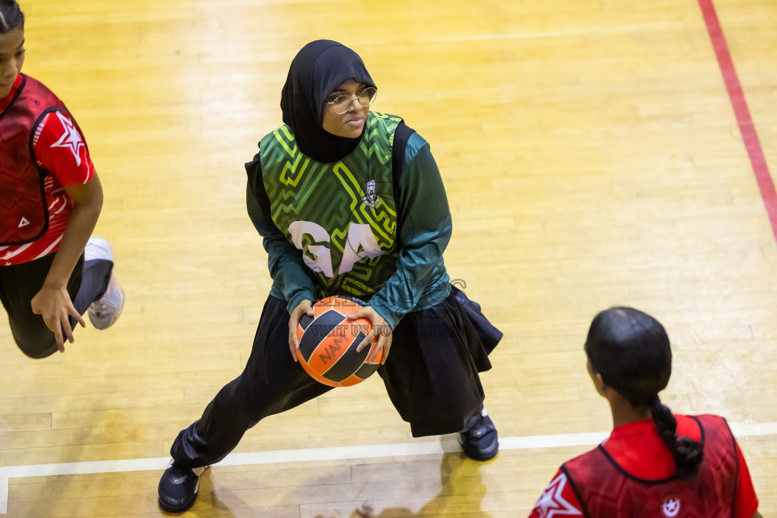 Day 11 of 25th Inter-School Netball Tournament was held in Social Center at Male', Maldives on Wednesday, 21st August 2024.