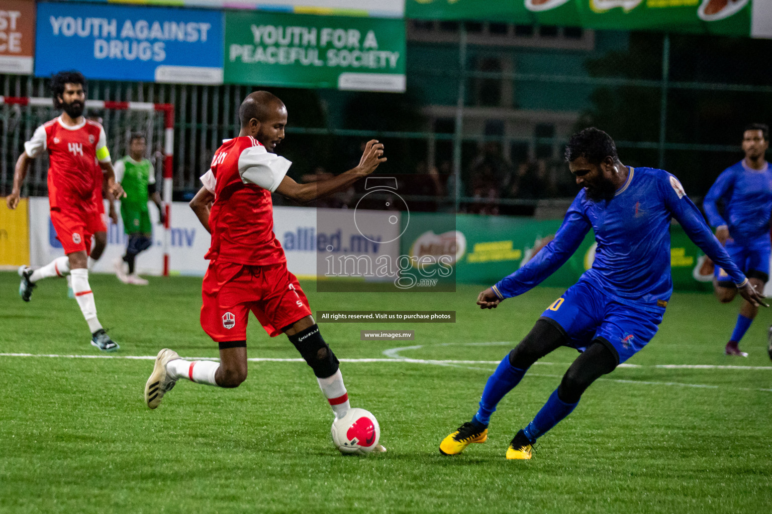 Customs RC vs Club Aasandha in Club Maldives Cup 2022 was held in Hulhumale', Maldives on Saturday, 15th October 2022. Photos: Hassan Simah/ images.mv