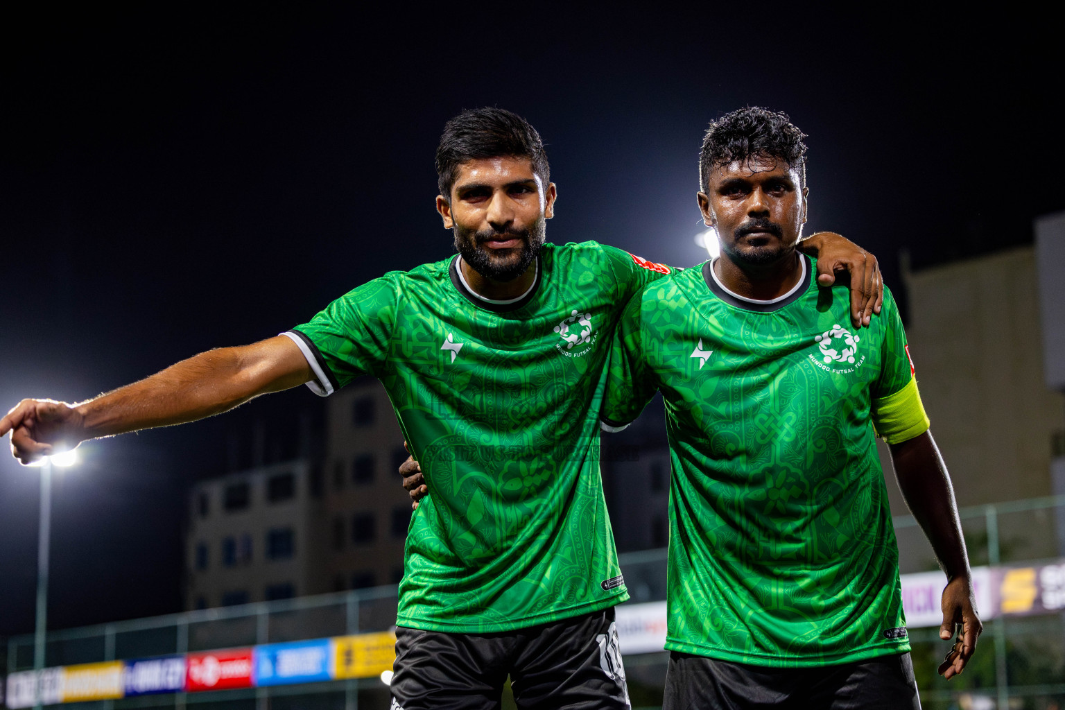 L Mundoo VS L Kalaidhoo in Day 8 of Golden Futsal Challenge 2025 was held on Sunday, 12th January 2025, in Hulhumale', Maldives Photos: Nausham Waheed , Ismail Thoriq / images.mv
