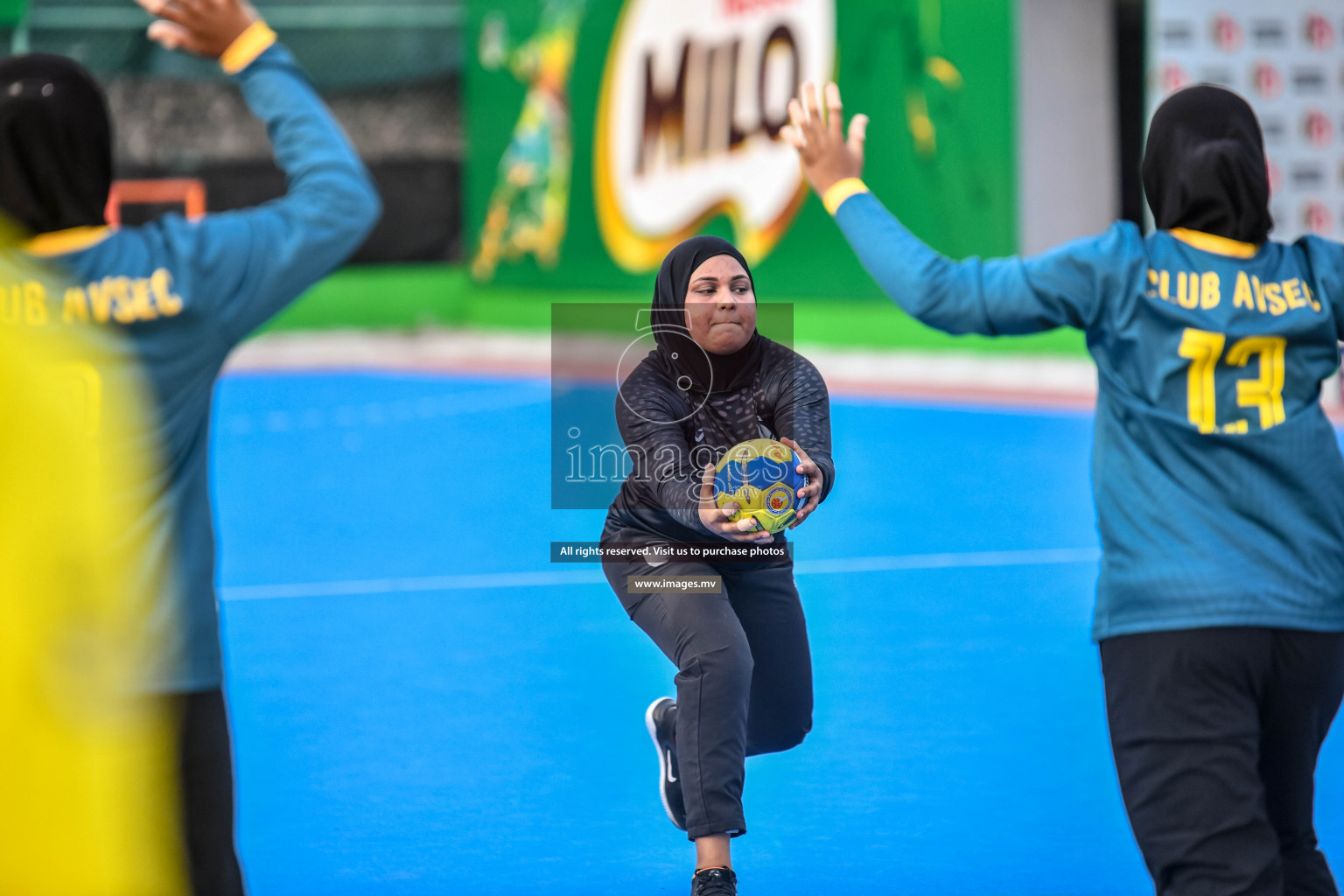 Day 10 of Milo 6th Inter Office Handball Tournament 2022 - Photos by Nausham Waheed