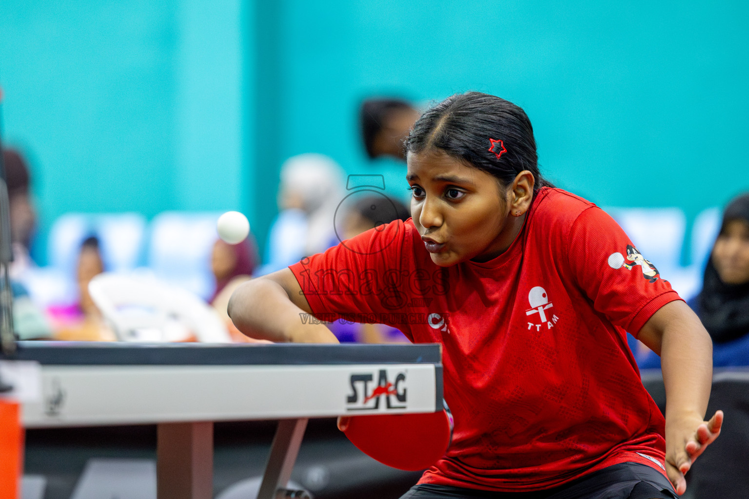 Day 2 of Interschool Table Tennis Tournament 2025 held at Male' TT Hall, Male', Maldives on Thursday, 15th May 2025. Photos By: Ismail Thoriq / images.mv
