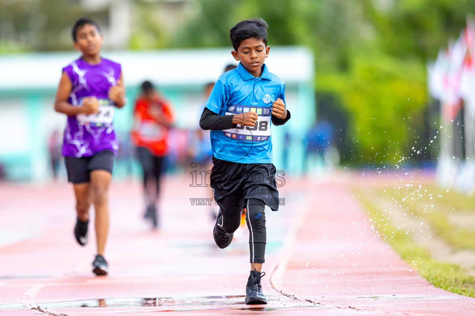 Day 1 of MWSC Interschool Athletics Championships 2024 held in Hulhumale Running Track, Hulhumale, Maldives on Saturday, 9th November 2024. 
Photos by: Ismail Thoriq / images.mv