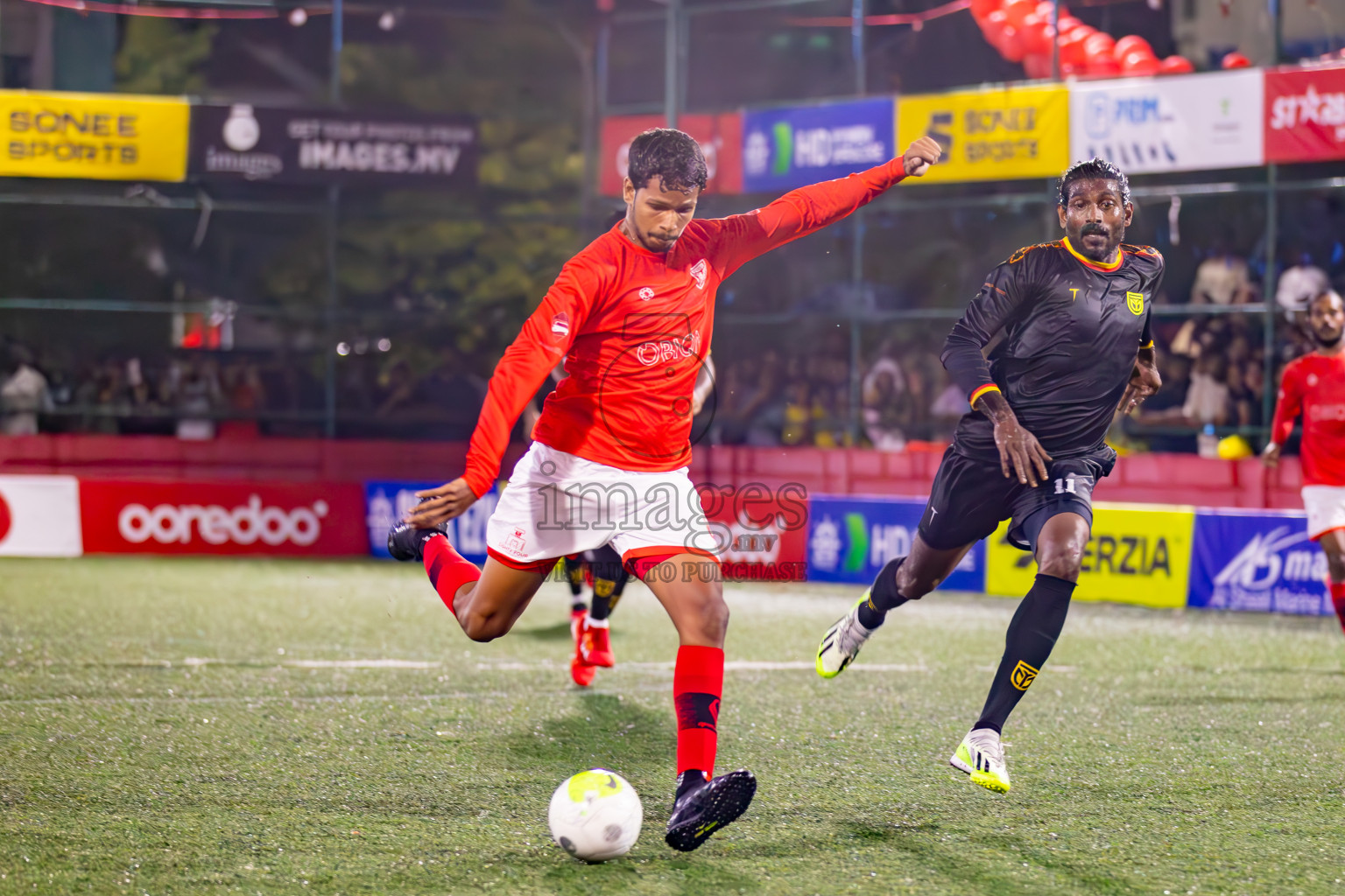 B Thulhaadhoo vs B Eydhafushi in Day 26 of Golden Futsal Challenge 2024 was held on Friday , 9th February 2024 in Hulhumale', Maldives
Photos: Hassan Simah / images.mv