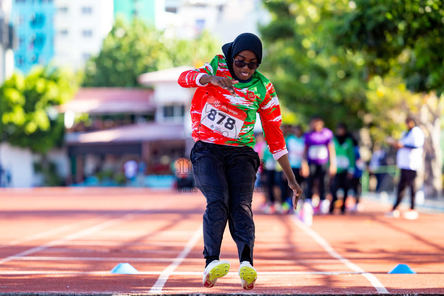 Day 1 of Inter-school Athletics Championship 2025 held in Ekuveni Synthetic Track, Male', Maldives on Monday, 06th October 2025. Photos by: Nausham Waheed / Images.mv