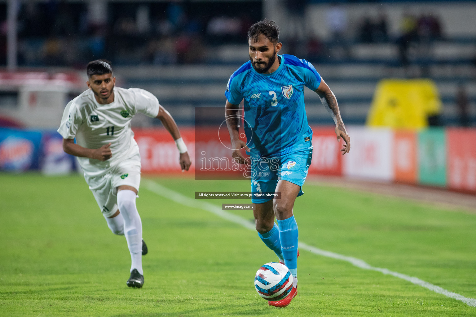 India vs Pakistan in the opening match of SAFF Championship 2023 held in Sree Kanteerava Stadium, Bengaluru, India, on Wednesday, 21st June 2023. Photos: Nausham Waheed / images.mv