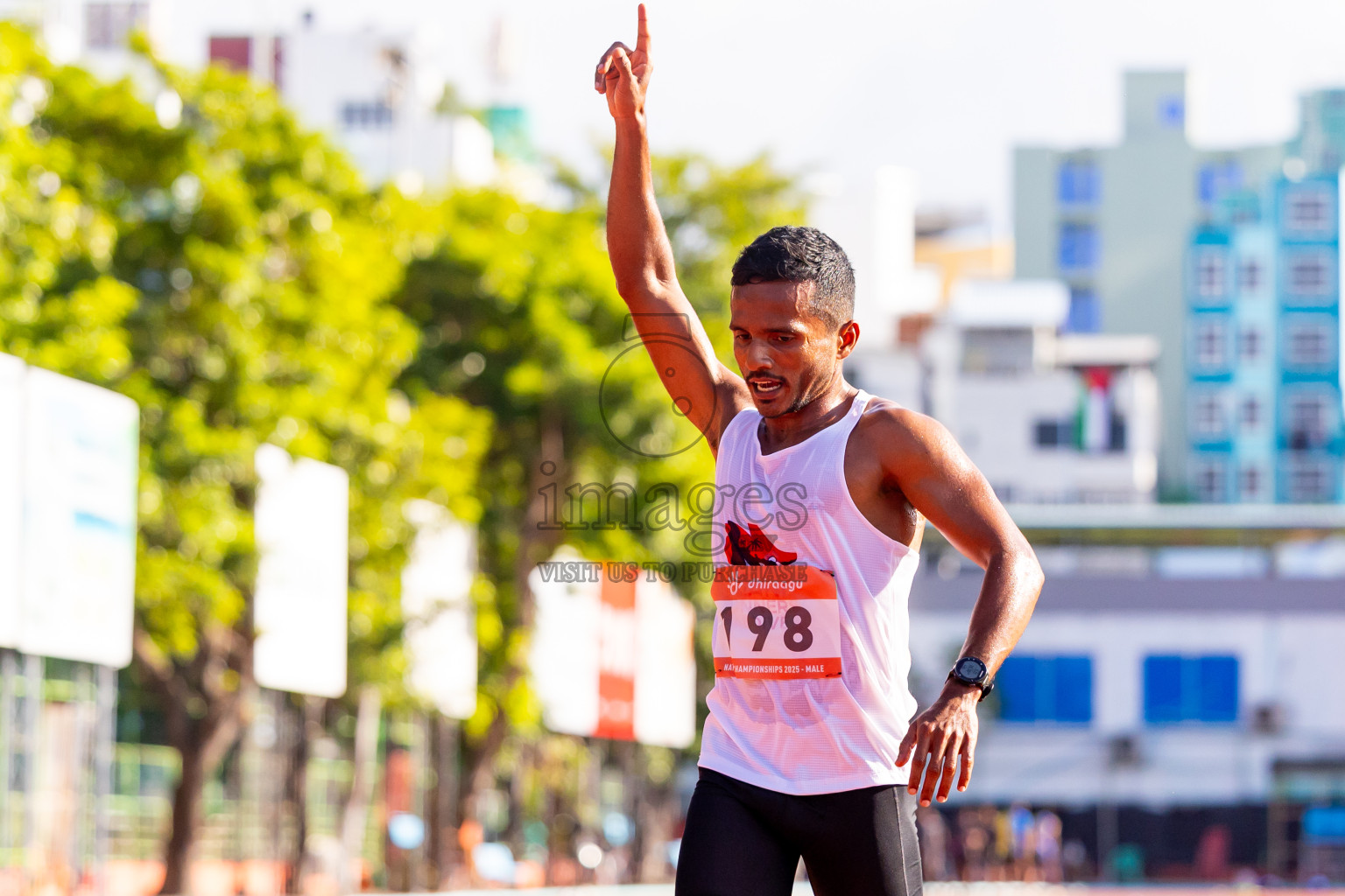 Day 3 of National Athletics Championship 2025 was held at Ekuveni Running Ground in Male', Maldives on Saturday, 16th August 2025. Photos: Nausham Waheed / images.mv