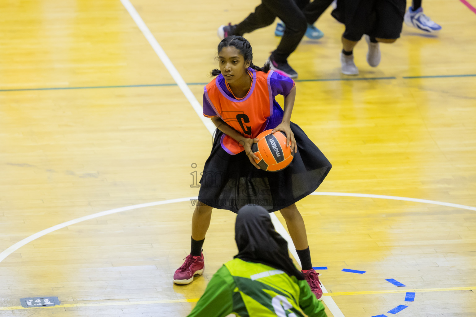 Day 14 of 25th Inter-School Netball Tournament was held in Social Center at Male', Maldives on Sunday, 25th August 2024. Photos: Hasni / images.mv