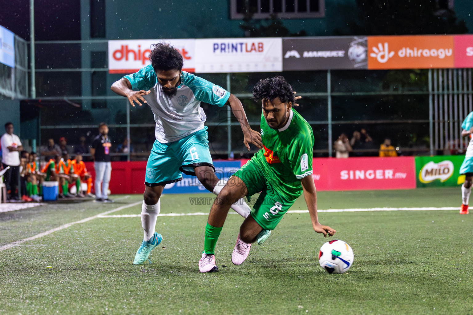 CLUB SDFC vs AGRI RC in Club Maldives Classic 2024 held in Rehendi Futsal Ground, Hulhumale', Maldives on Tuesday, 3rd September 2024. 
Photos: Mohamed Mahfooz Moosa / images.mv