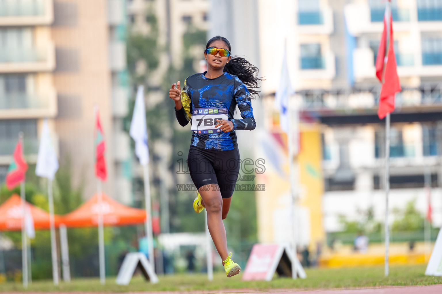 Day 5 of MWSC Interschool Athletics Championships 2024 held in Hulhumale Running Track, Hulhumale, Maldives on Wednesday, 13th November 2024. Photos by: Ismail Thoriq / Images.mv