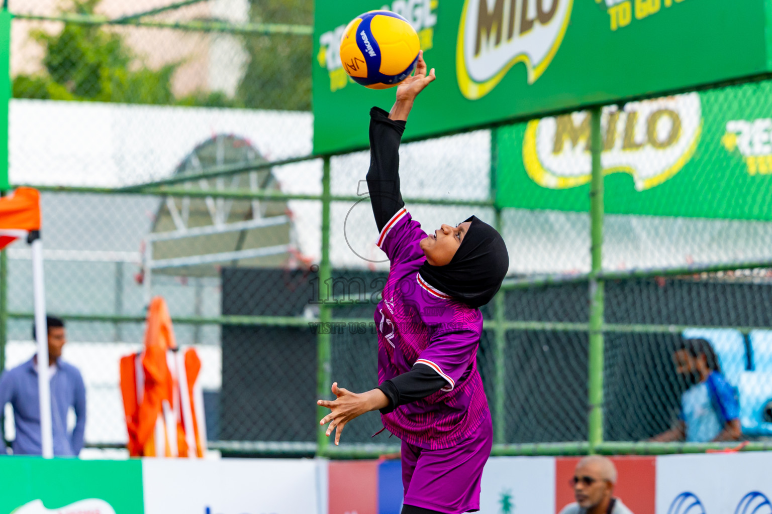City Sports Club vs Alma Sports Club in Milo National Junior Volleyball Championship 2025 Day 4 was held on Tuesday, 25th November 2025 at Ekuveni Turf Court Male', Maldives. Photos: Nausham Waheed / images.mv