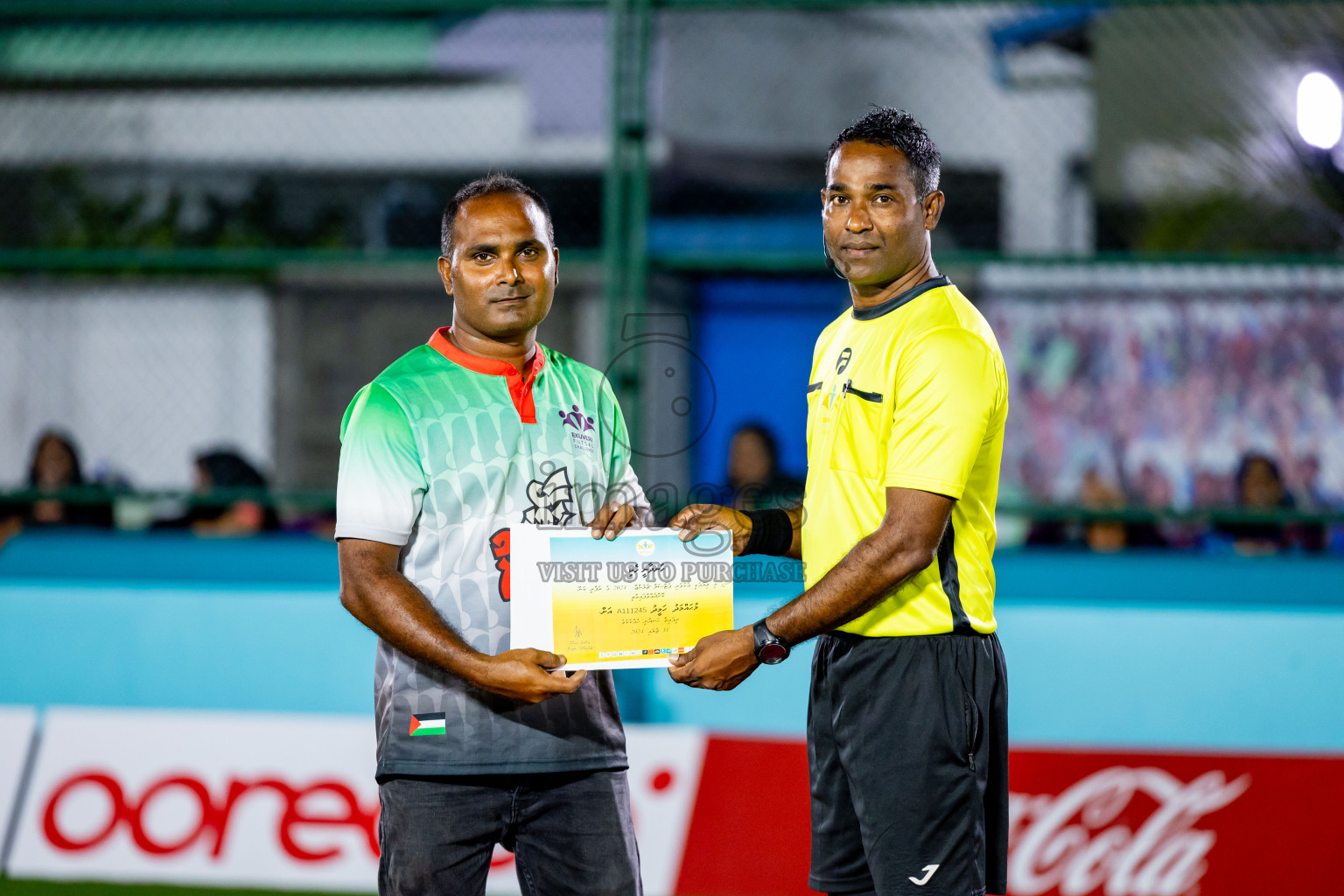 Dee Ess Kay vs Kovigoani in Final of Laamehi Dhiggaru Ekuveri Futsal Challenge 2024 was held on Wednesday, 31st July 2024, at Dhiggaru Futsal Ground, Dhiggaru, Maldives Photos: Nausham Waheed / images.mv